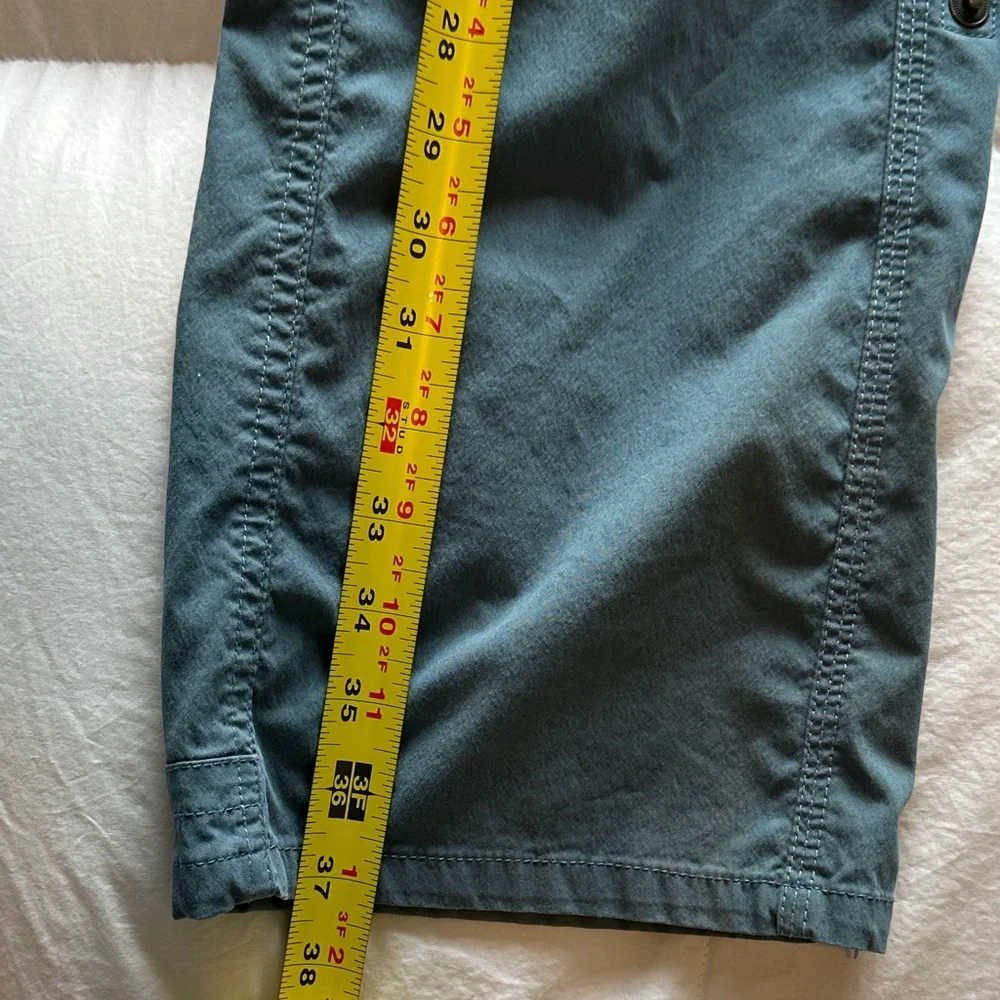 Kuhl Women’s Teal Cargo Pants 8 Short - Picture 10 of 14